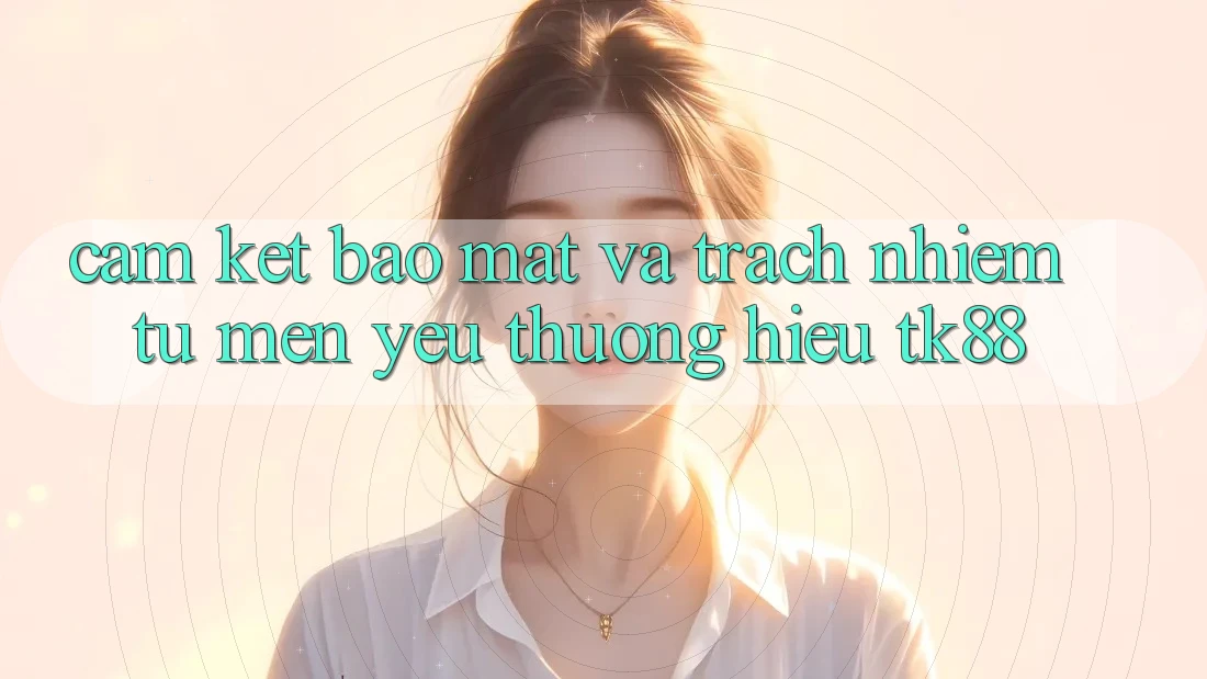 Cam Kết Bảo Mật Và Trách Nhiệm Từ Mến yêu thương Hiệu TK88