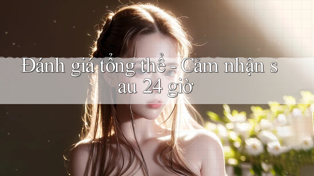 Đánh giá tổng thể - Cảm nhận sau 24 giờ Đánh giá tổng thể - Cảm nhận sau 24 giờ