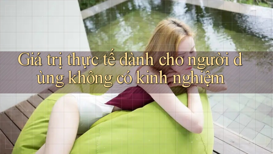 Giá trị thực tế dành cho người dùng không có kinh nghiệm Giá trị thực tế dành cho người dùng không có kinh nghiệm