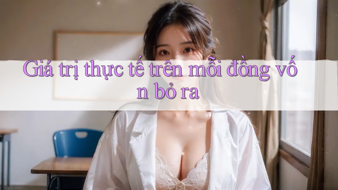 Giá trị thực tế trên mỗi đồng vốn bỏ ra Giá trị thực tế trên mỗi đồng vốn bỏ ra
