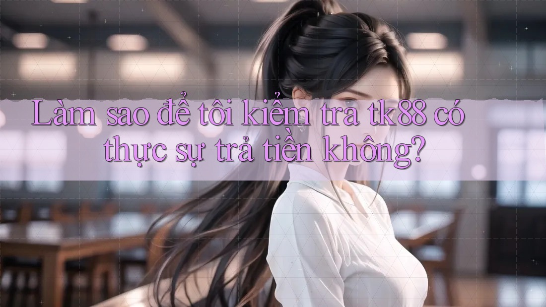 Làm sao để tôi kiểm tra tk88 có thực sự trả tiền không?