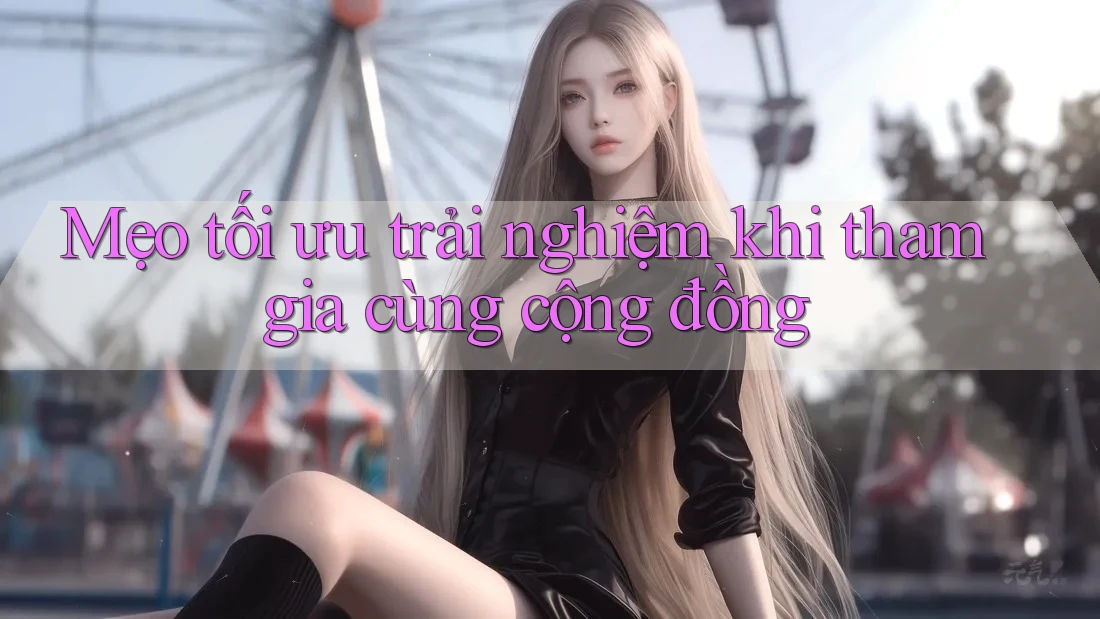 Mẹo tối ưu trải nghiệm khi tham gia cùng cộng đồng