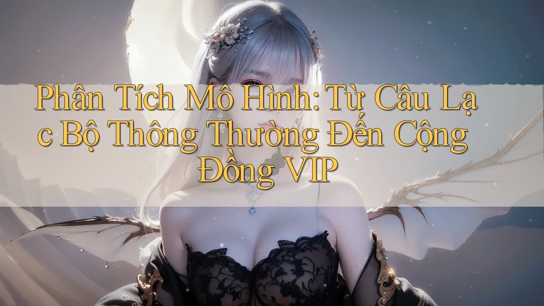 Phân Tích Mô Hình: Từ Câu Lạc Bộ Thông Thường Đến Cộng Đồng VIP Phân Tích Mô Hình: Từ Câu Lạc Bộ Thông Thường Đến Cộng Đồng VIP