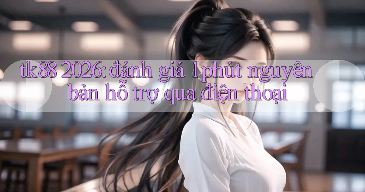 tk88 2026 đánh giá 1 phút nguyên bản hỗ trợ qua điện thoại