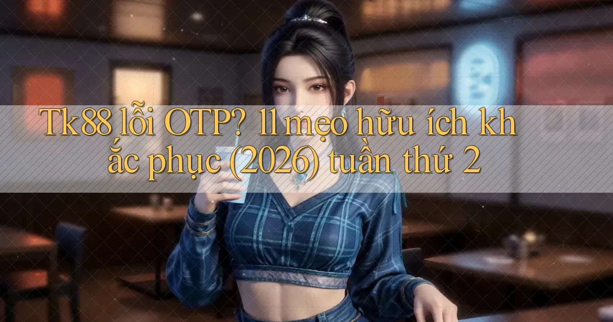 Tk88 lỗi OTP 11 mẹo hữu ích khắc phục (2026) tuần thứ 2