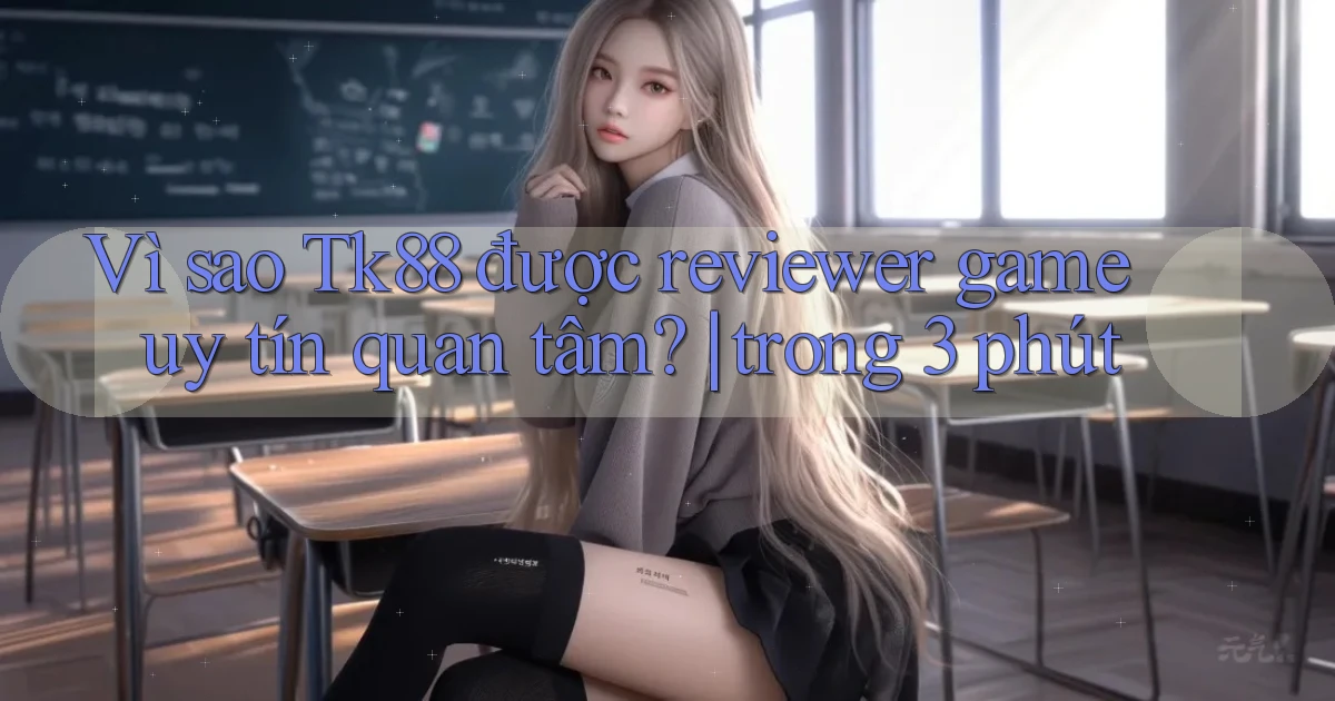 Vì sao Tk88 được reviewer game uy tín quan tâm trong 3 phút